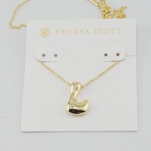 Kendra Scott Polished Letter Necklace